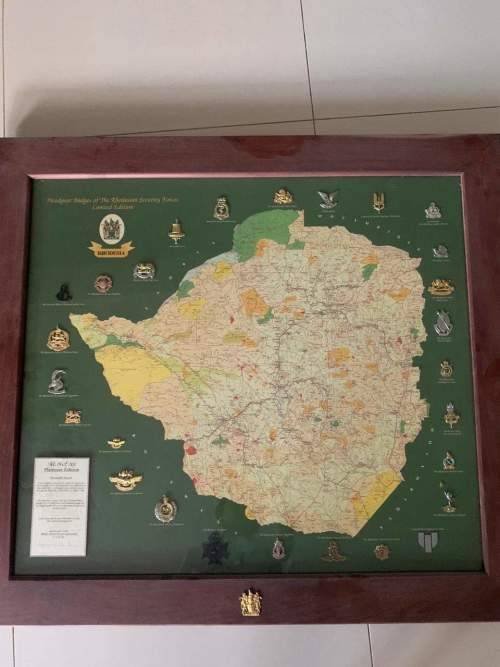 BADGES OF THE RHODESIA  FORCES LIMITED EDITION